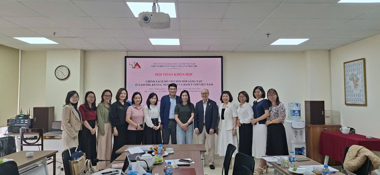 Hội thảo khoa học: Chính sách hỗ trợ đổi mới sáng tạo ở Nam Phi, Kenya, Morocco và hàm ý đối với Việt Nam