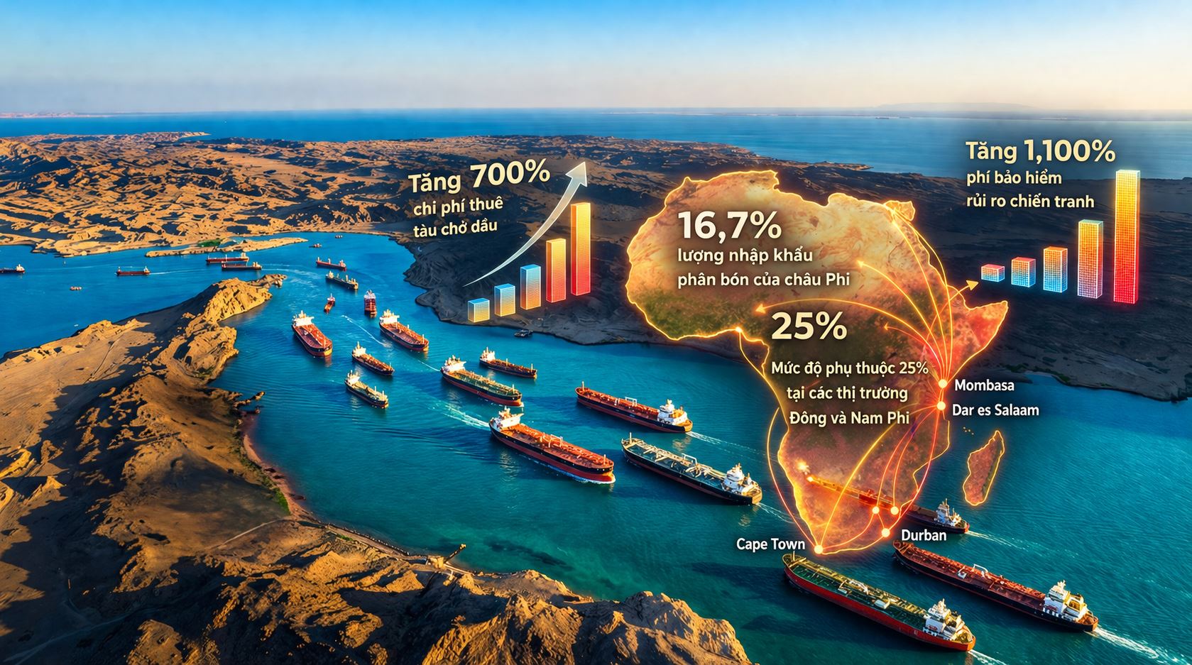 Biến động giá dầu toàn cầu và hệ quả đối với các nền kinh tế châu Phi trong bối cảnh xung đột Mỹ – Iran