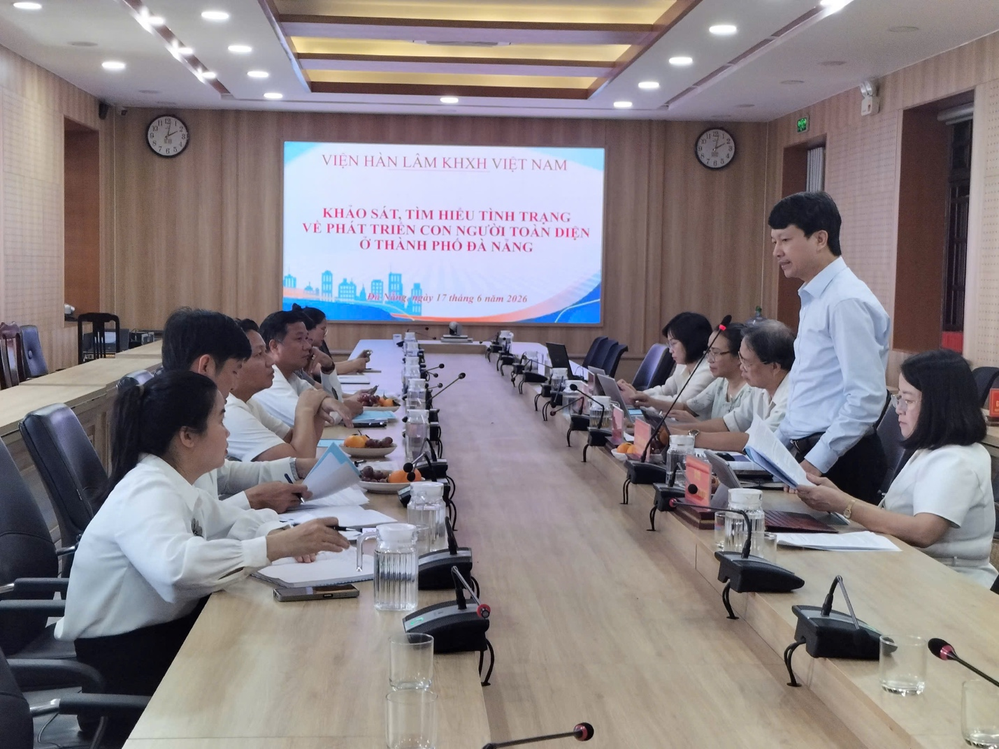 Tọa đàm thu thập thông tin thực tiễn tại thành phố Đà Nẵng phục vụ xây dựng Đề án Phát triển con người Việt Nam toàn diện trong kỷ nguyên vươn mình của dân tộc