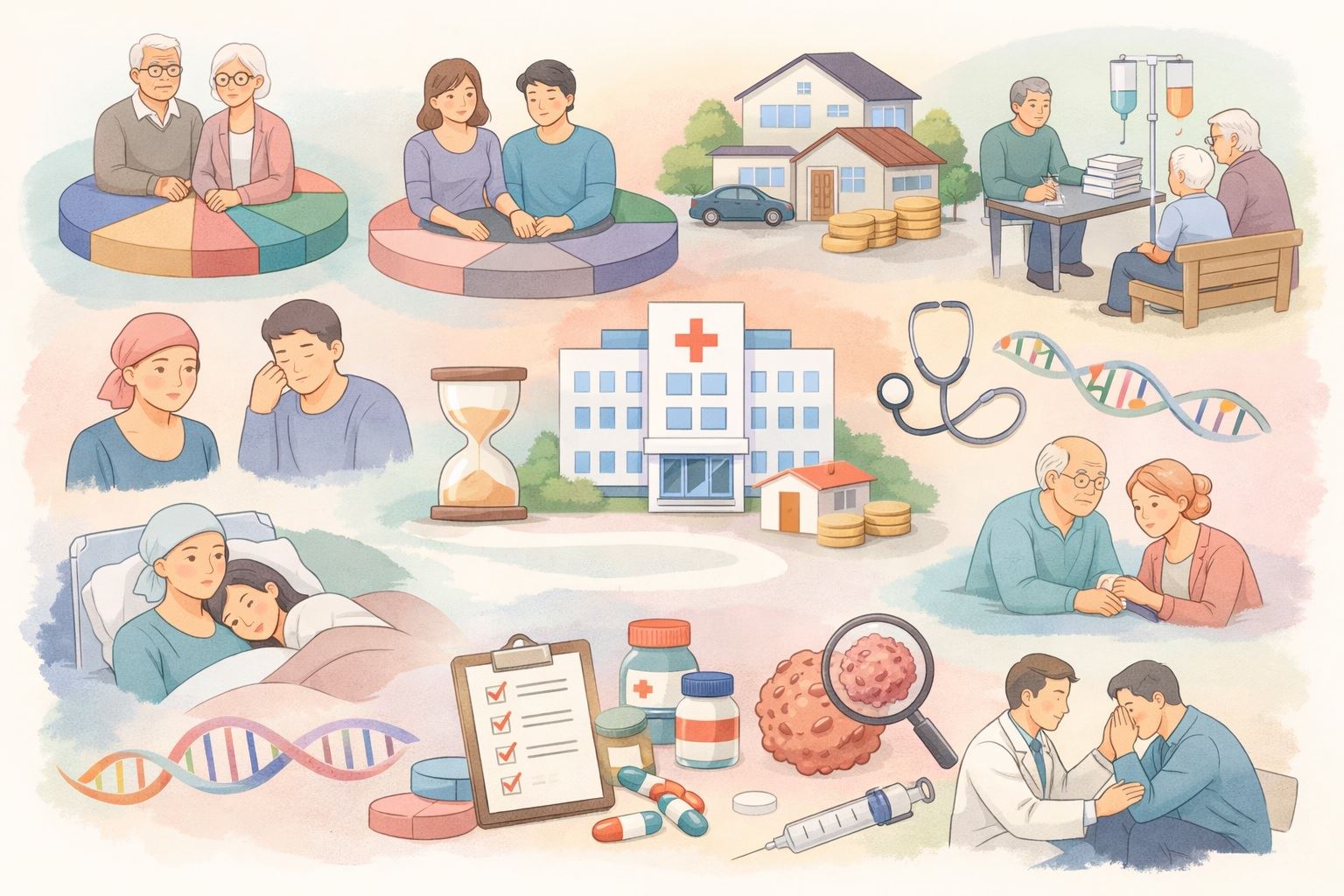 Mức độ trầm cảm, lo âu, stress ở bệnh nhân ung thư thành phố Hồ Chí Minh dưới các lát cắt nhân khẩu xã hội và các yếu tố liên quan đến bệnh ung thư