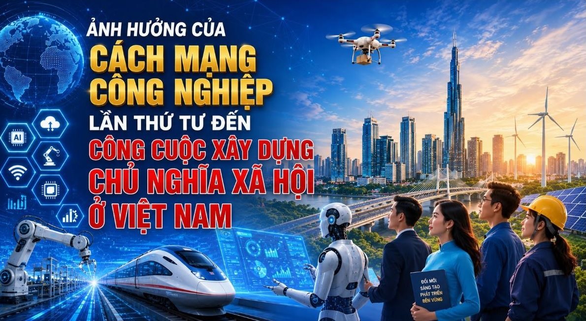Ảnh hưởng của cách mạng công nghiệp lần thứ tư đến công cuộc xây dựng chủ nghĩa xã hội ở Việt Nam