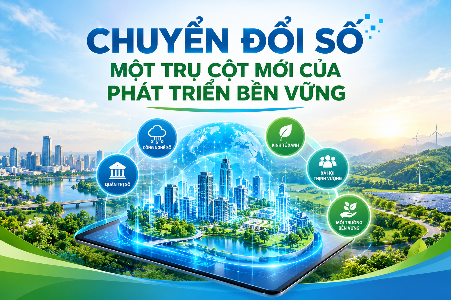 Chuyển đổi số - một trụ cột mới của phát triển bền vững