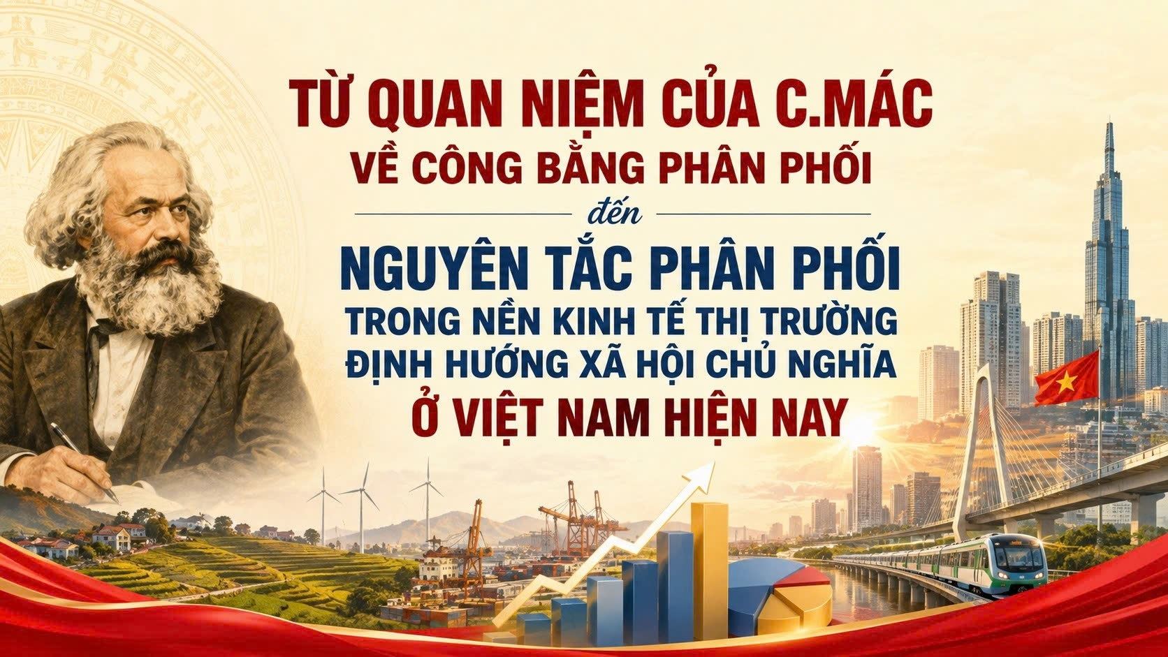 Từ quan niệm của C.Mác về công bằng phân phối đến nguyên tắc phân phối trong nền kinh tế thị trường định hướng xã hội chủ nghĩa ở Việt Nam hiện nay