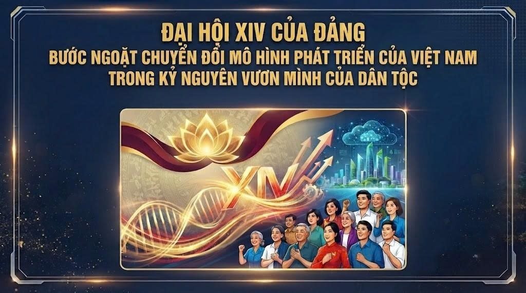 Đại hội XIV của Đảng - bước ngoặt chuyển đổi mô hình phát triển của Việt Nam trong kỷ nguyên vươn mình của dân tộc