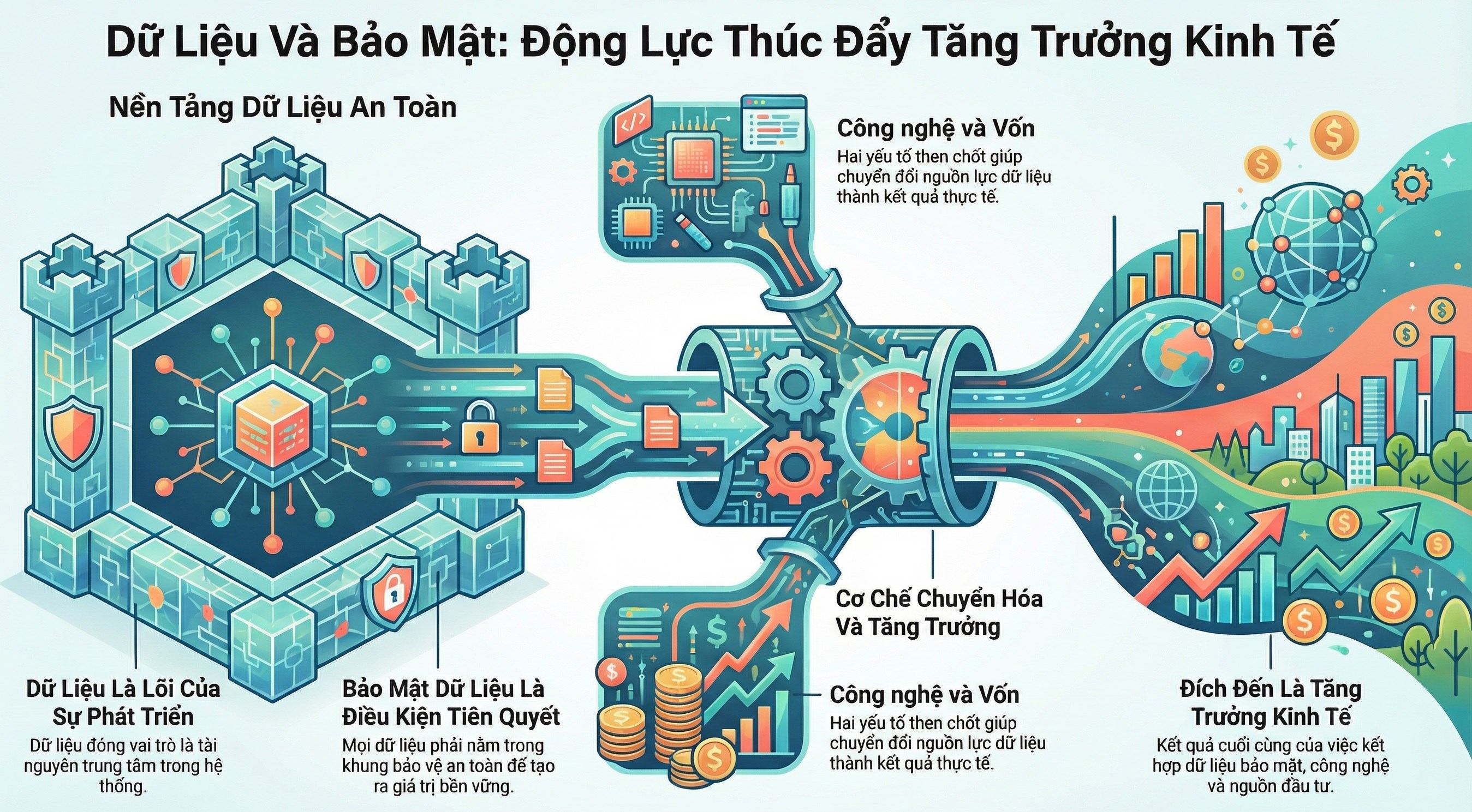 Dữ liệu và tăng trưởng trong nền kinh tế số