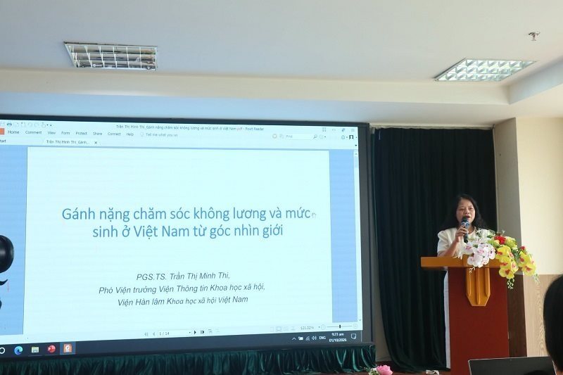 Gánh nặng chăm sóc không lương và mức sinh ở Việt Nam từ góc nhìn giới
