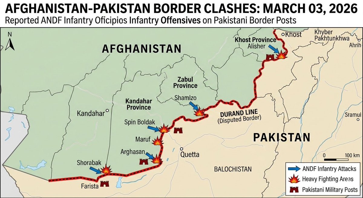 Căng thẳng biên giới Afghanistan – Pakistan đầu năm 2026
