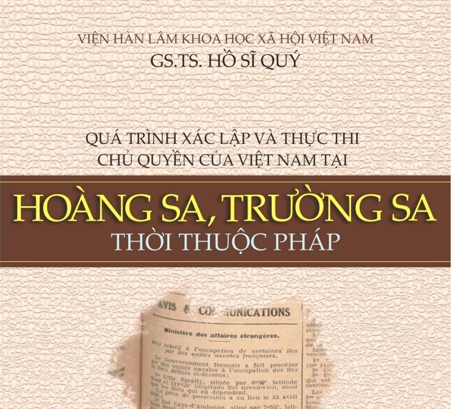 Giới thiệu sách “Quá trình xác lập và thực thi chủ quyền của Việt Nam tại Hoàng Sa, Trường Sa thời thuộc Pháp”