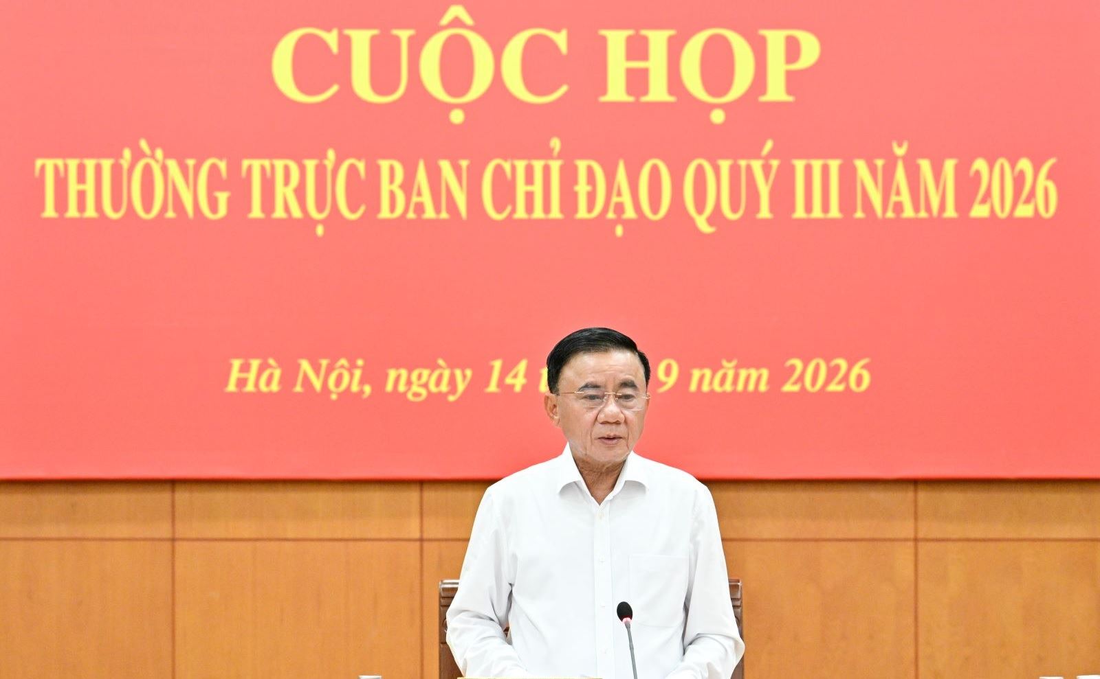 Đồng chí Thường trực Ban Bí thư Trần Cẩm Tú chủ trì họp Thường trực Ban Chỉ đạo 35 Trung ương quý III năm 2026