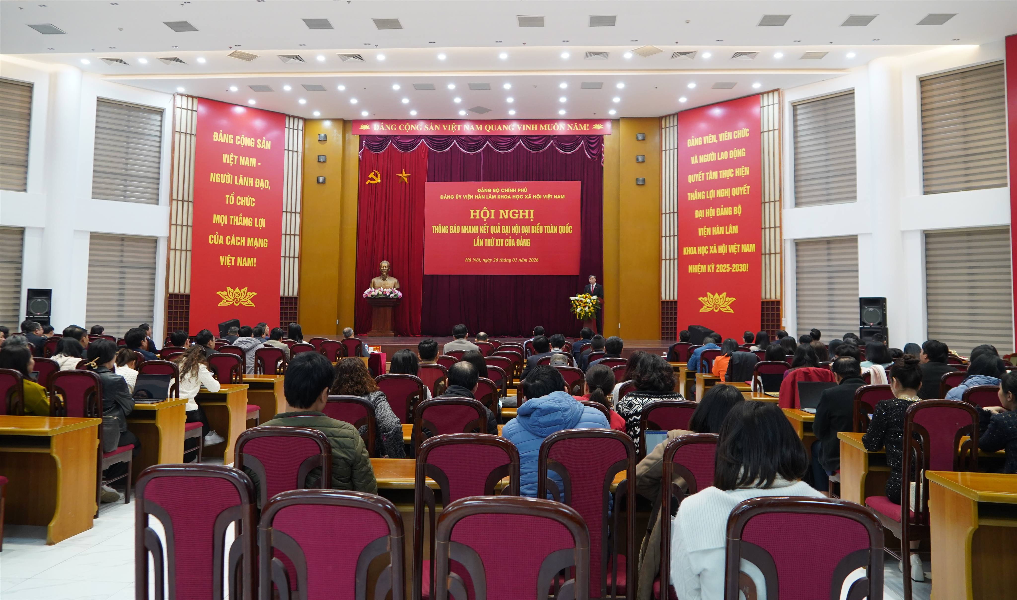 Hình ảnh: Hội nghị thông báo nhanh kết quả Đại hội XIV của Đảng: Dấu mốc lịch sử, lan tỏa tinh thần hành động và khát vọng phát triển số 3