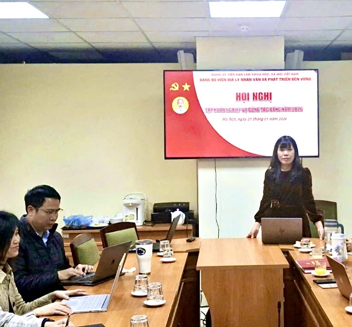 Viện Địa lý nhân văn và Phát triển bền vững chào mừng 96 năm Ngày thành lập Đảng Cộng sản Việt Nam (3/2/1930 – 3/2/2026)