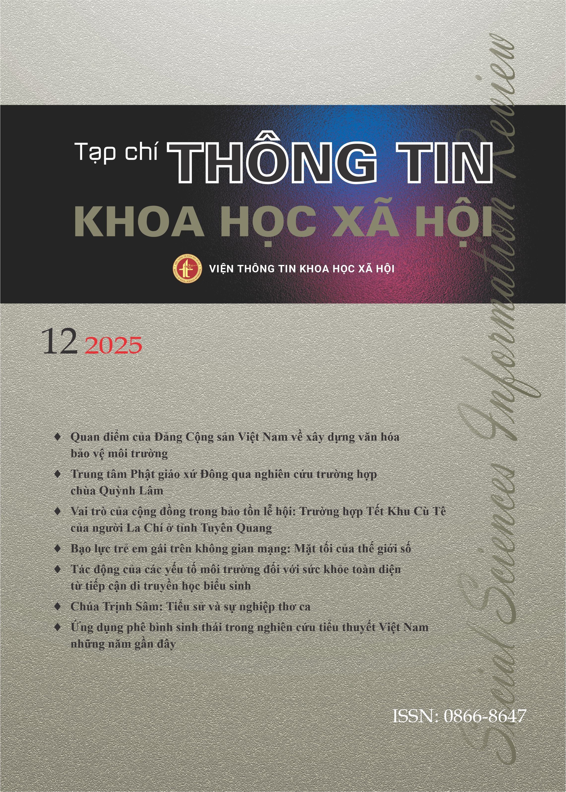 Tạp chí Thông tin Khoa học xã hội