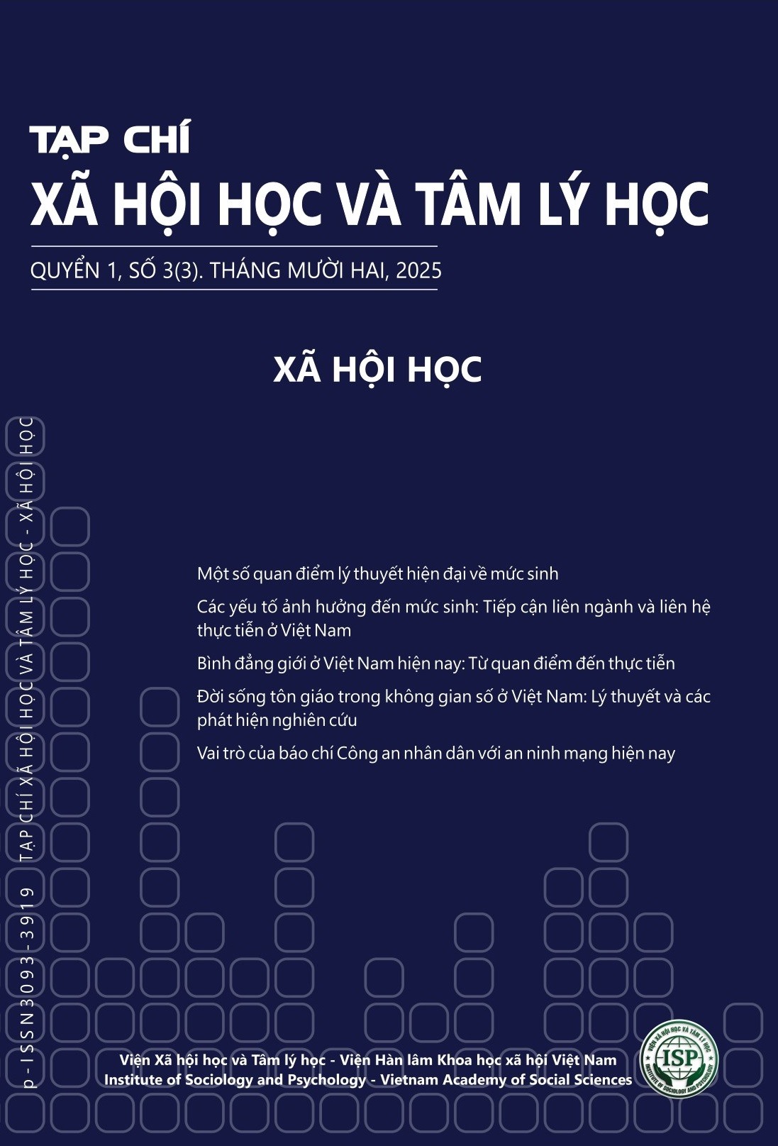 Tạp chí Xã hội học và Tâm lý học - Xã hội học