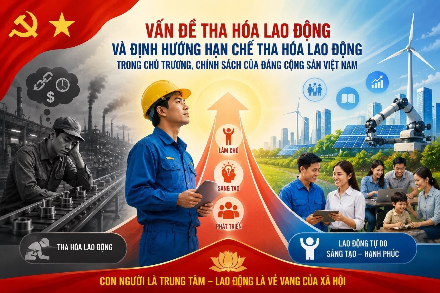 Vấn đề tha hóa lao động và định hướng hạn chế tha hóa lao động trong chủ trương, chính sách của Đảng Cộng sản Việt Nam
