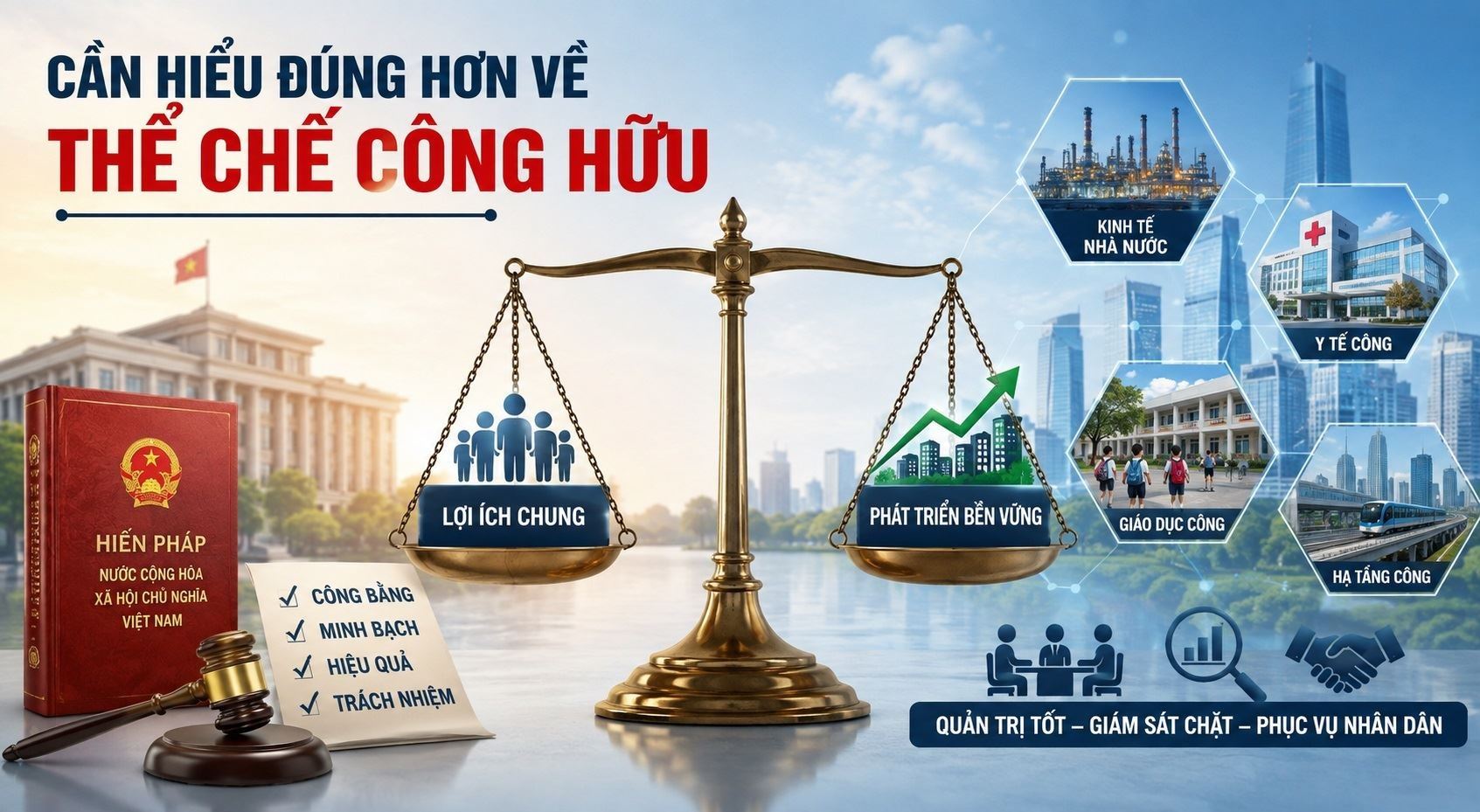 Cần hiểu đúng hơn về thể chế công hữu