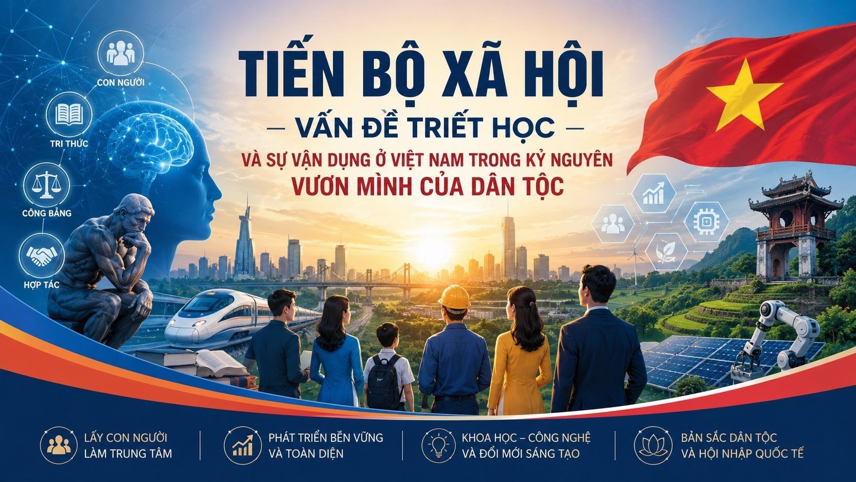 Tiến bộ xã hội - Vấn đề triết học và sự vận dụng ở Việt Nam trong kỷ nguyên vươn mình của dân tộc