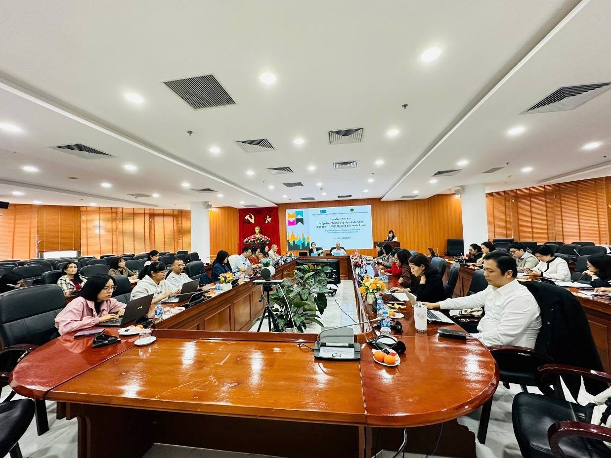 Tọa đàm quốc tế “Nhịp di cư trong quỹ đạo di động xã hội đi lên ở Việt Nam và xa hơn”