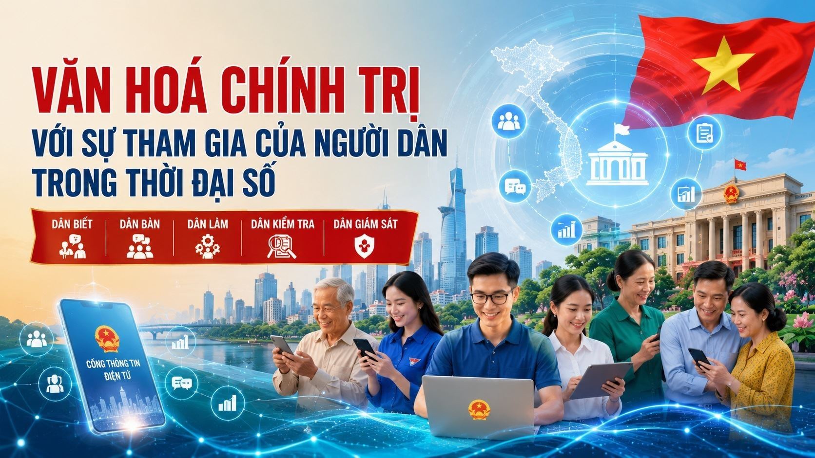 Văn hóa chính trị với sự tham gia của người dân trong thời đại số
