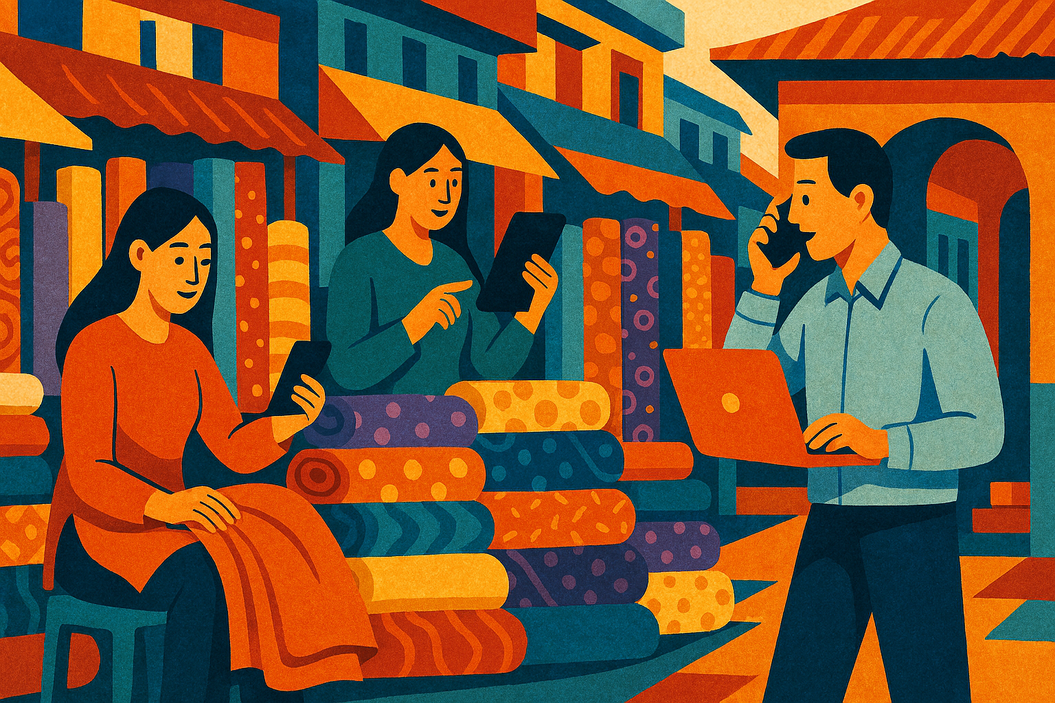 Mô hình kinh doanh truyền thống trong thời đại số ở một làng buôn tại Hà Nội