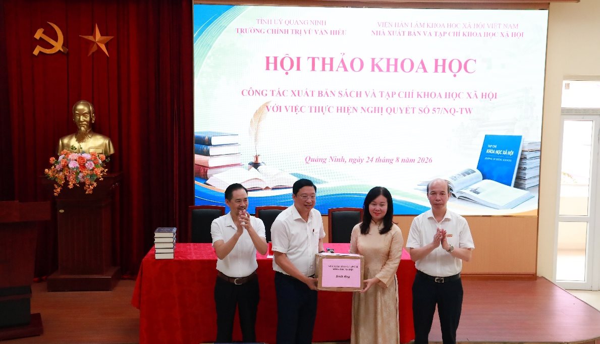 Hội thảo khoa học: “Công tác xuất bản sách và tạp chí khoa học xã hội với việc thực hiện Nghị quyết 57-NQ/TW của Nhà xuất bản và Tạp chí Khoa học xã hội”