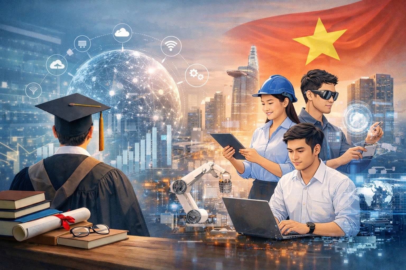 Giáo dục Đại học đối với đào tạo nguồn nhân lực số chất lượng cao ở Việt Nam hiện nay