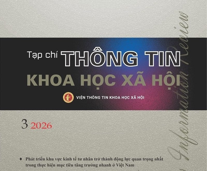 Tạp chí Thông tin Khoa học xã hội đạt chuẩn Tạp chí Khoa học Việt Nam năm 2026
