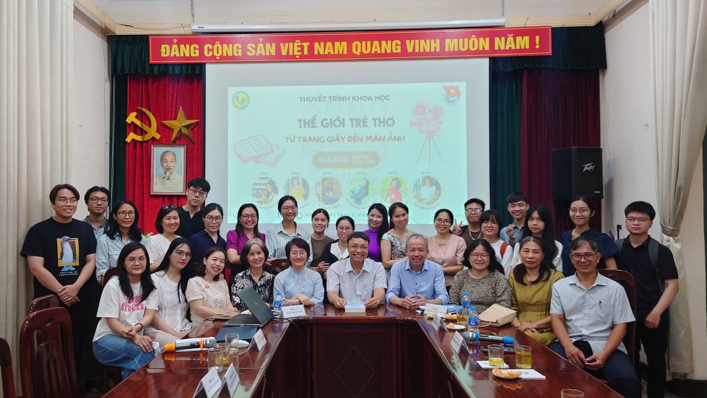 Thuyết trình khoa học: “Thế giới trẻ thơ: Từ trang giấy đến màn ảnh”