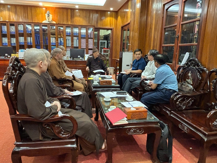Công tác chuẩn bị Hội thảo khoa học: Vai trò của Phật giáo Việt Nam trong kỷ nguyên mới