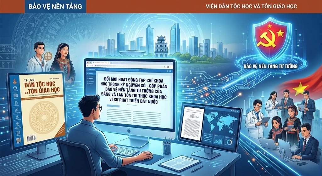 Đổi mới hoạt động tạp chí khoa học trong kỷ nguyên số - góp phần bảo vệ nền tảng tư tưởng của Đảng và lan tỏa tri thức khoa học vì sự phát triển đất nước