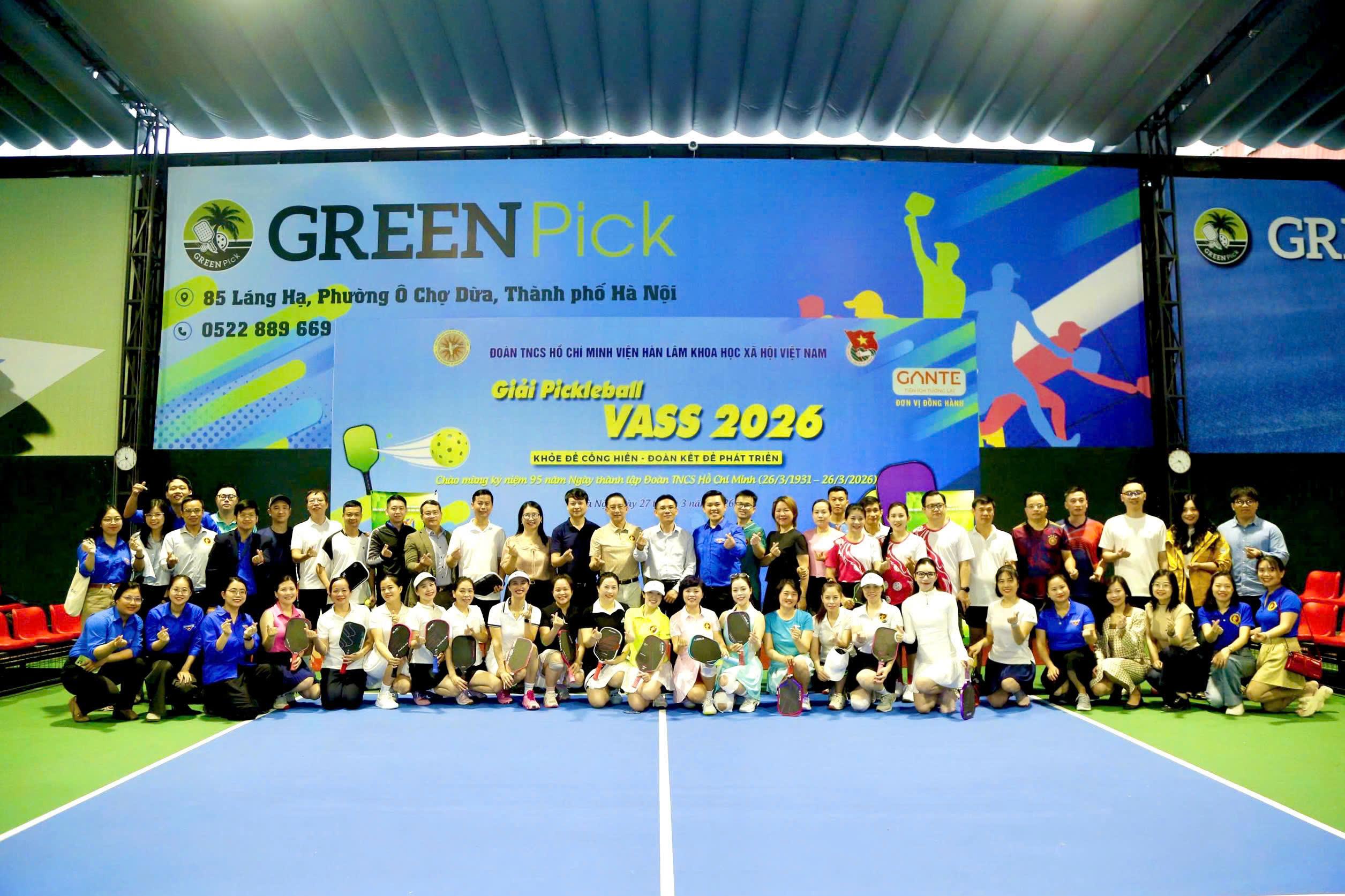 Sôi nổi giải Pickleball Vass 2026: Lan tỏa tinh thần thể thao, kết nối sức mạnh đoàn kết