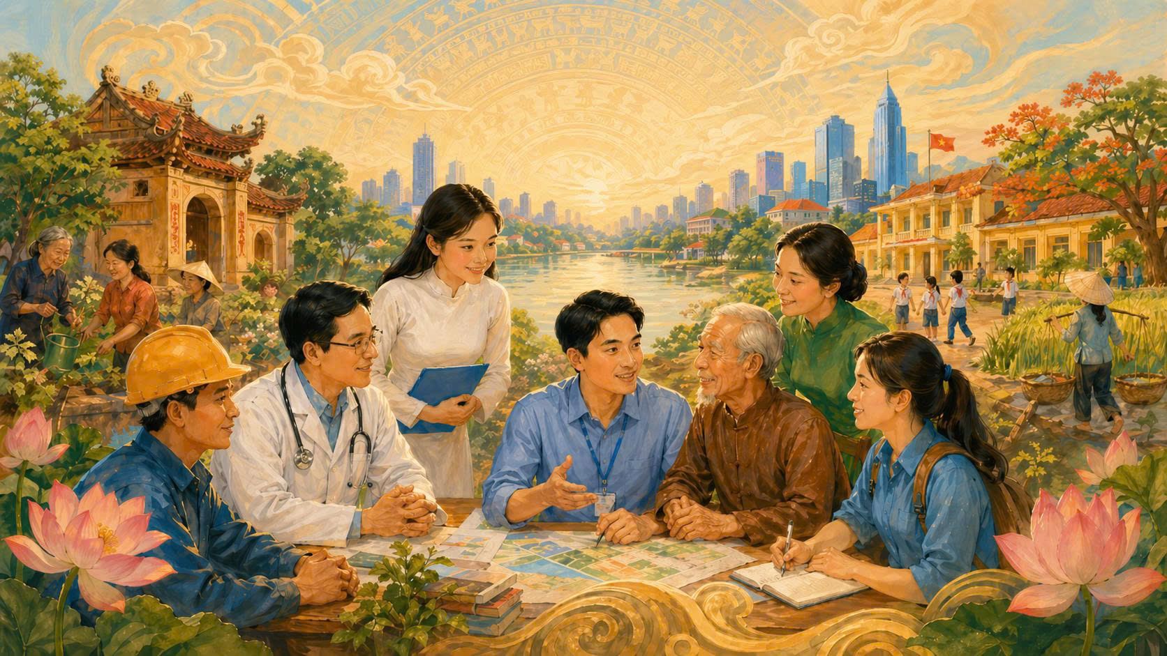 Văn hóa ứng xử thể hiện qua hoạt động quản lý trong đời sống xã hội Việt Nam