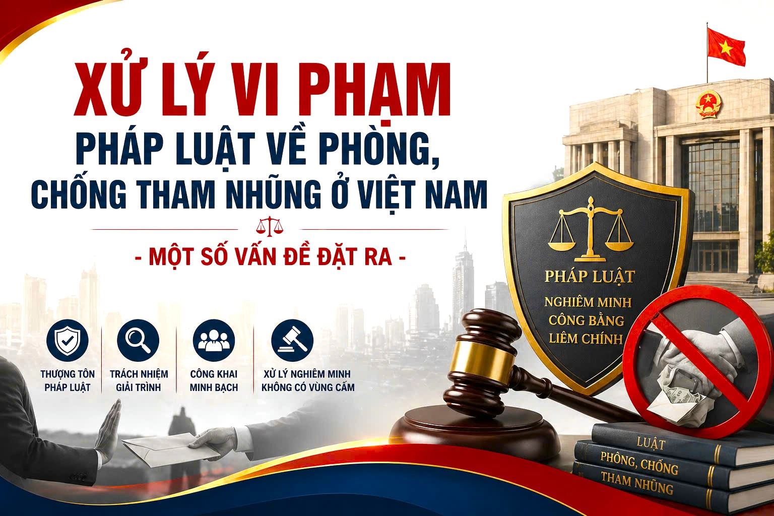 Xử lý vi phạm pháp luật về phòng, chống tham nhũng ở Việt Nam - một số vấn đề đặt ra