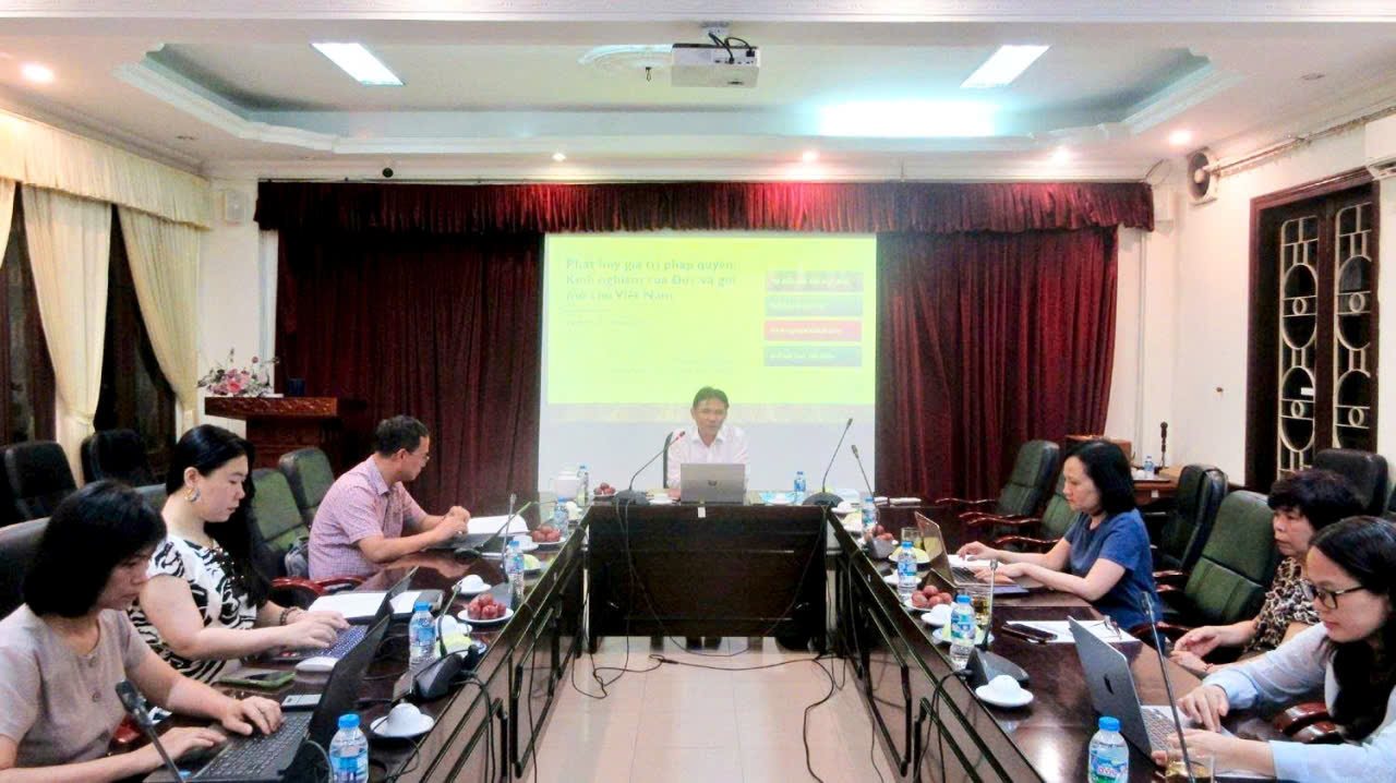 Tọa đàm khoa học “Kinh nghiệm phát huy giá trị pháp quyền ở một số quốc gia và gợi mở cho Việt Nam”