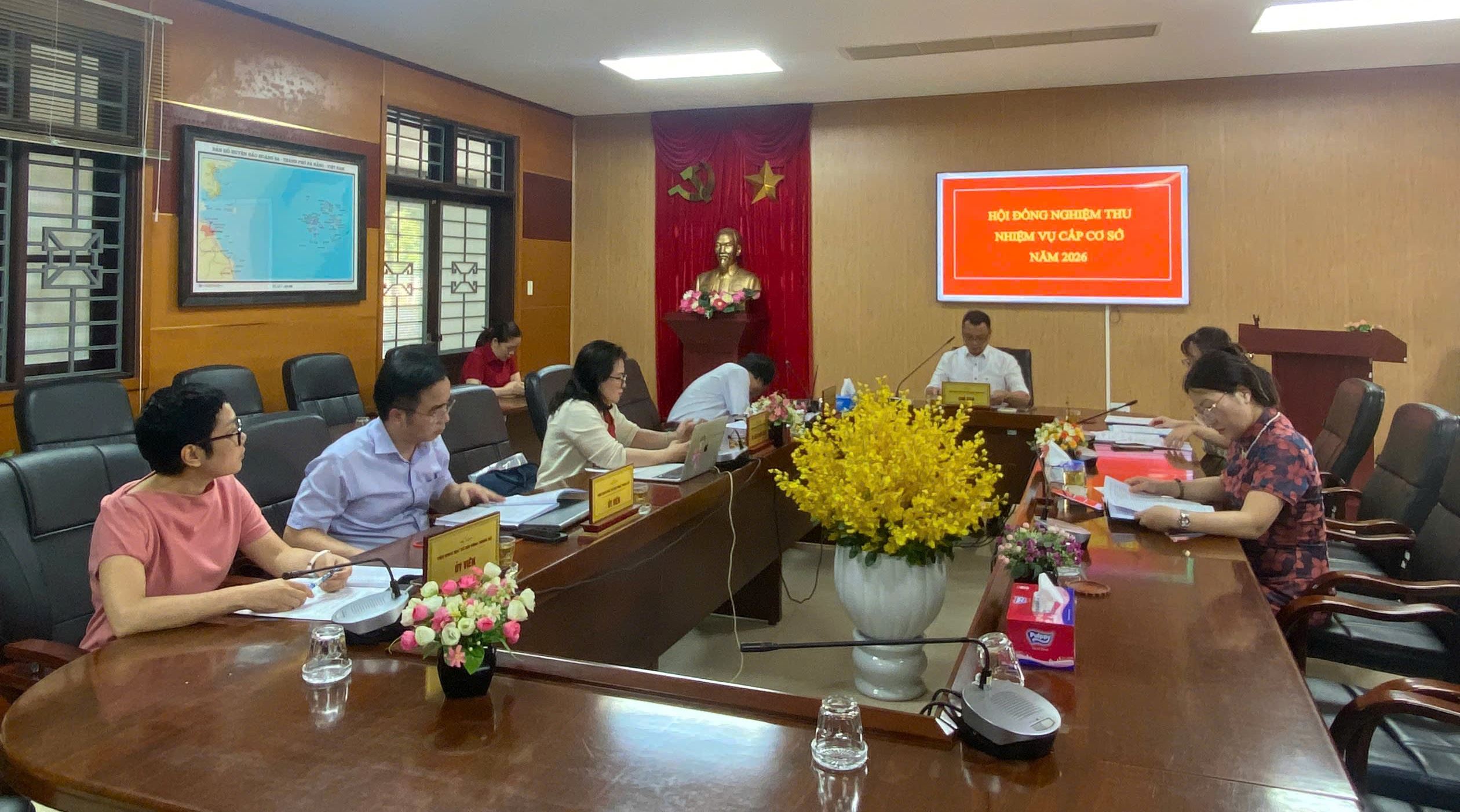Nghiệm thu nhiệm vụ khoa học cấp cơ sở đợt 1 năm 2026: Gợi mở giải pháp phát triển du lịch Đà Nẵng và phát huy giá trị di sản Mỹ Sơn