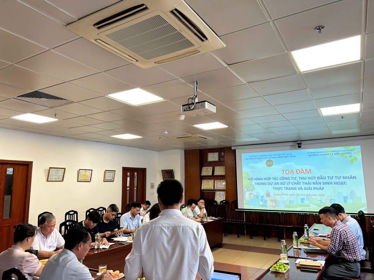 Mô hình hợp tác công tư, thu hút đầu tư tư nhân trong triển khai dự án xử lý chất thải rắn sinh hoạt tỉnh Quảng Ninh