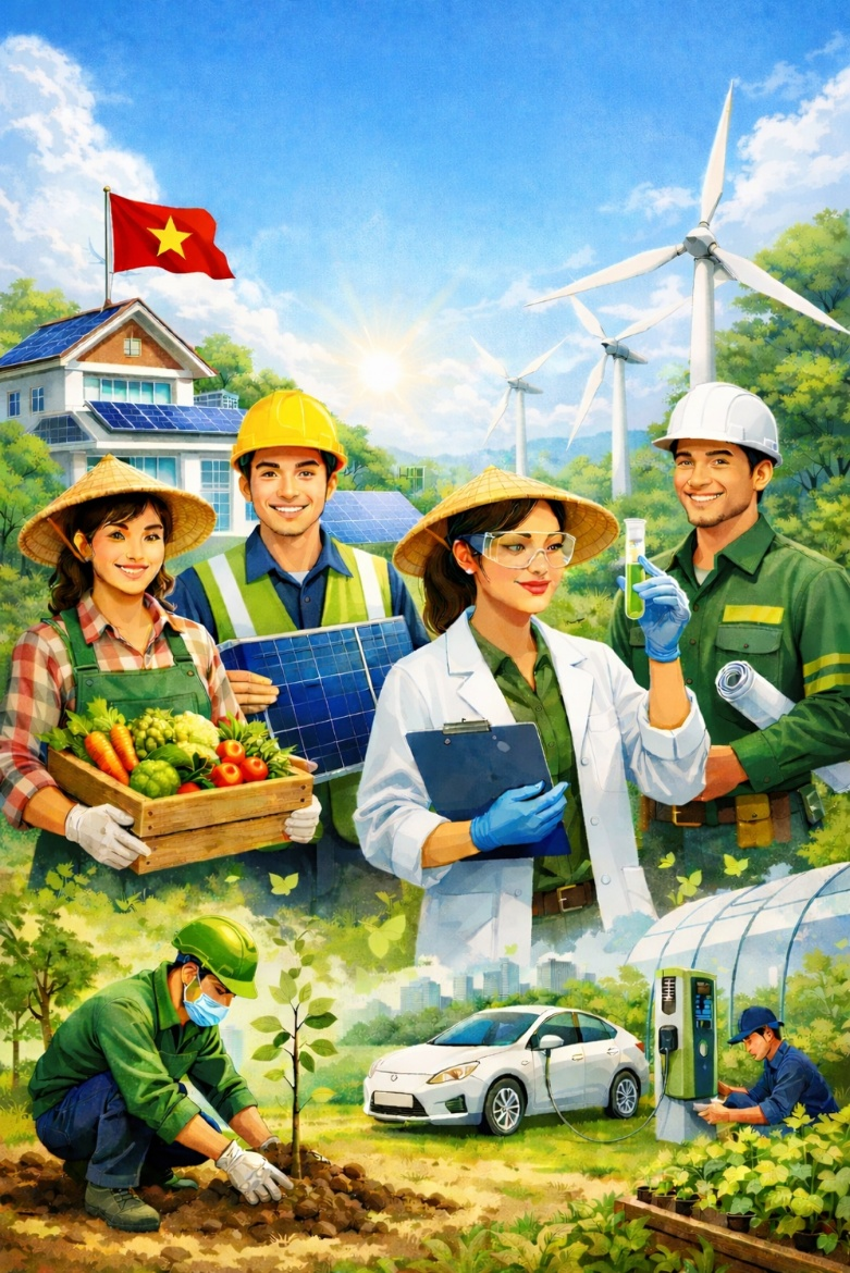 Quan điểm của Đảng về phát triển nguồn nhân lực xanh: Sự chuyển biến qua các kỳ Đại hội
