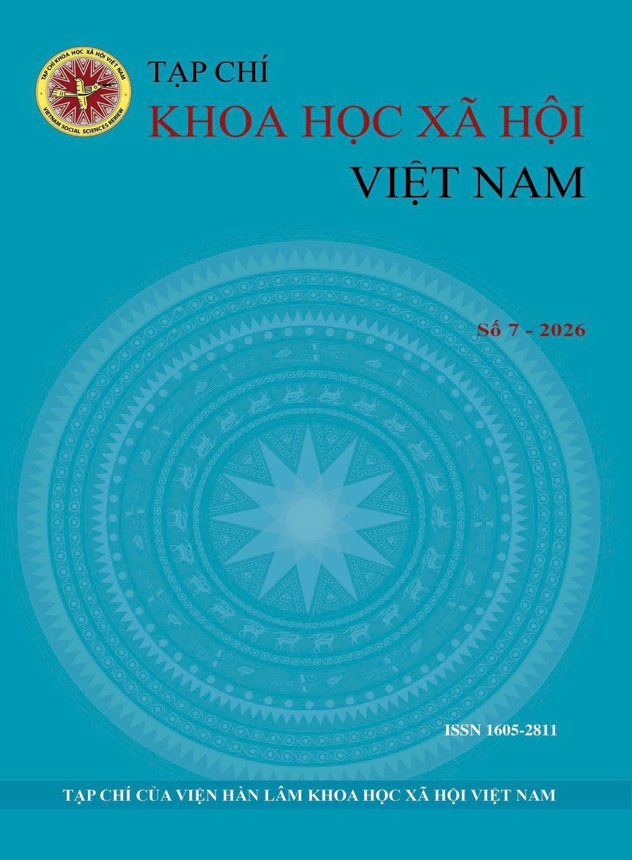 Giới thiệu Tạp chí Khoa học xã hội Việt Nam số 7/2026