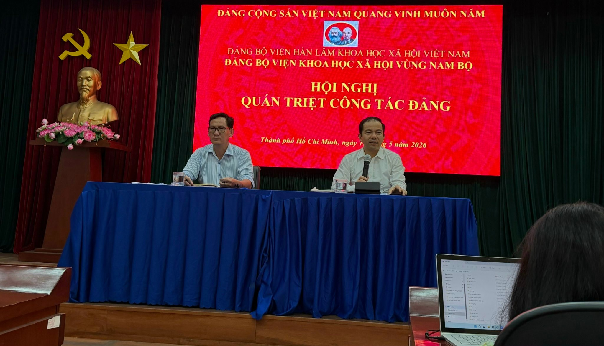 Đảng bộ Viện Khoa học xã hội vùng Nam Bộ quán triệt công tác Đảng và triển khai nhiệm vụ trọng tâm