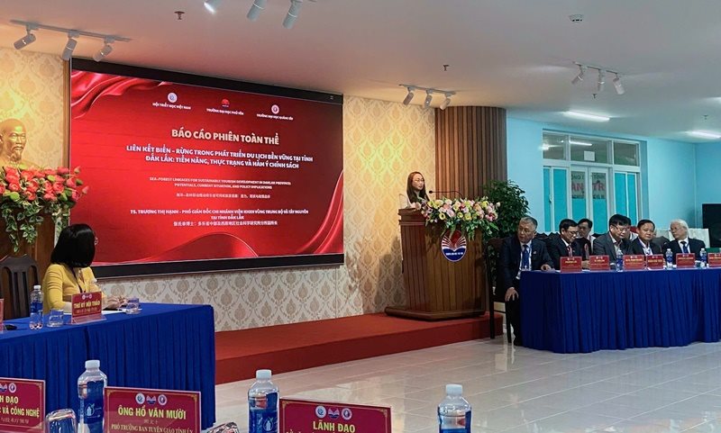 Đề xuất mô hình “Một hành trình – Hai hệ sinh thái”, góp phần định hình không gian phát triển du lịch bền vững Đắk Lắk sau sáp nhập tại Hội thảo khoa học quốc tế Việt Nam – Trung Quốc lần thứ VII