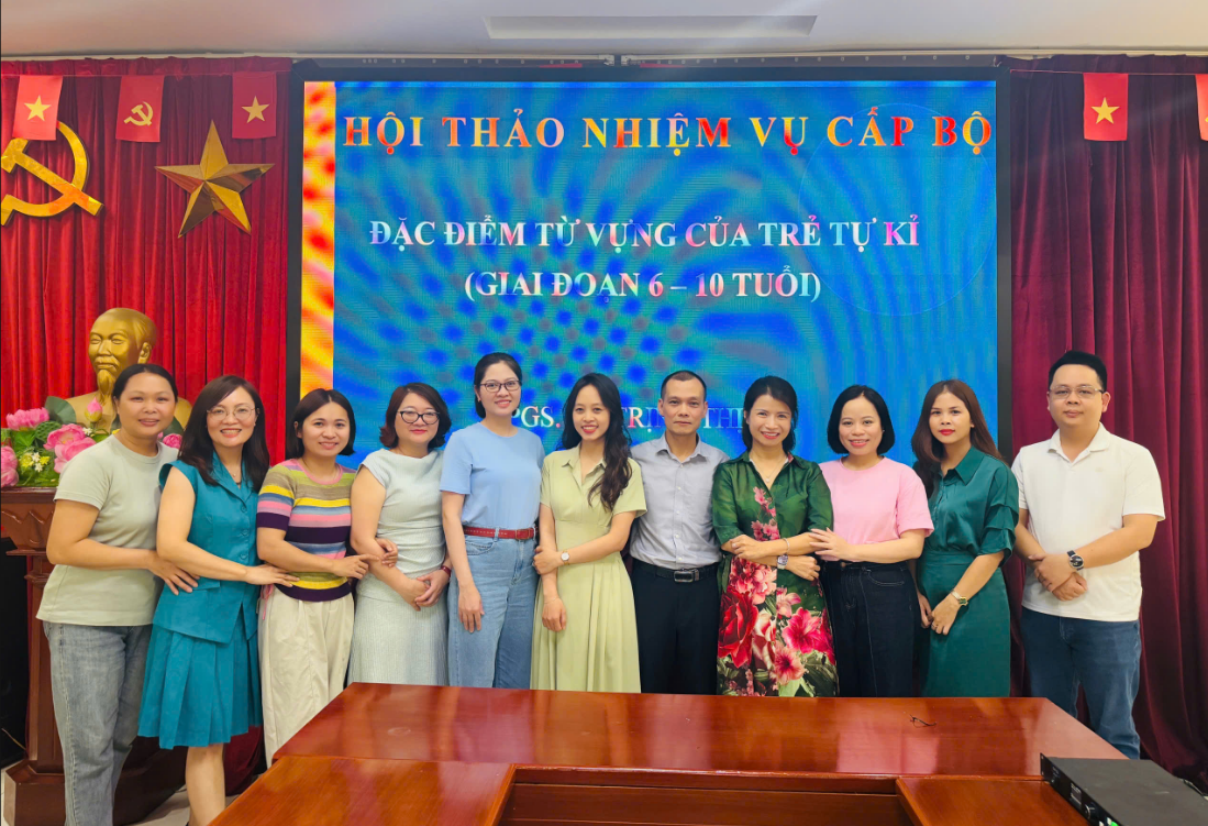 Hội thảo khoa học “Đặc điểm vốn từ của trẻ tự kỉ trong giai đoạn từ 6 đến 10 tuổi”