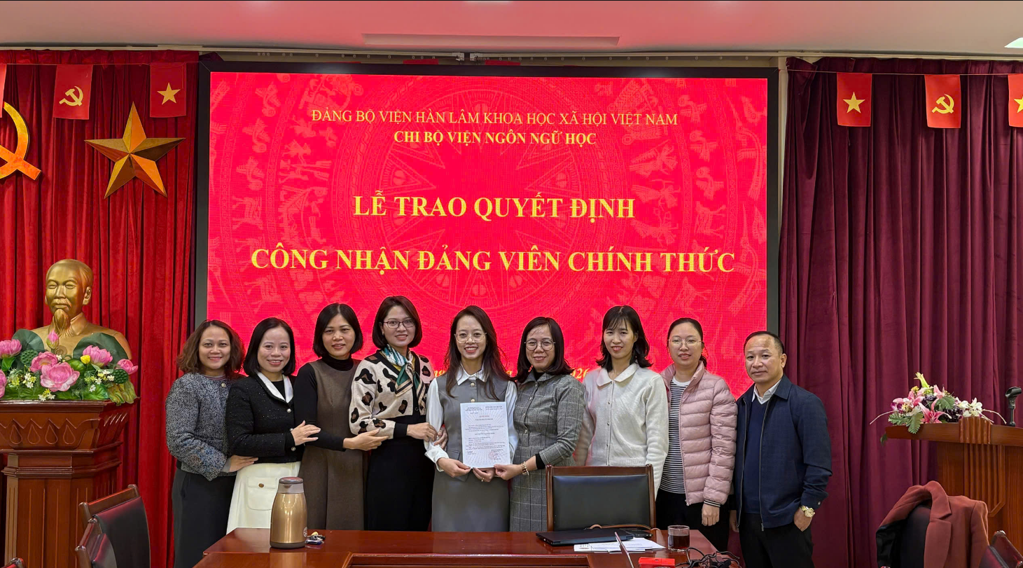 Viện Ngôn ngữ học tổ chức sinh hoạt Chi bộ định kỳ tháng 2/2026