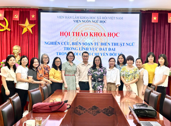 Hội thảo “Nghiên cứu, biên soạn từ điển thuật ngữ trong lĩnh vực đất đai trong bối cảnh chuyển đổi số”