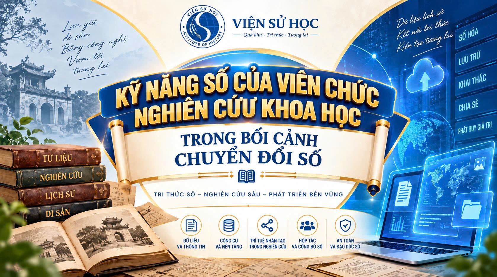 Kỹ năng số của viên chức nghiên cứu khoa học trong bối cảnh chuyển đổi số