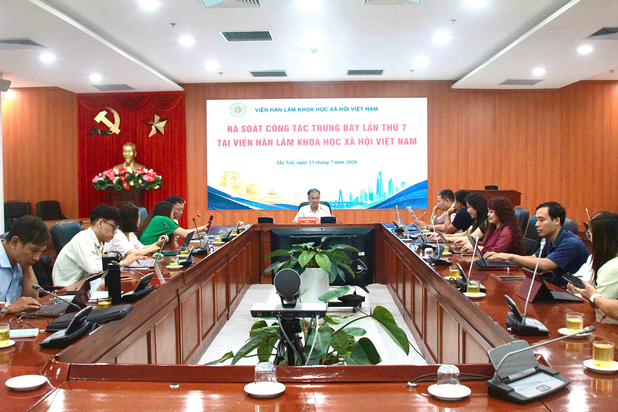 Rà soát công tác chuẩn bị Trưng bày chuyên đề lần thứ 7: Lan tỏa giá trị văn học, văn hóa trong dòng chảy tri thức