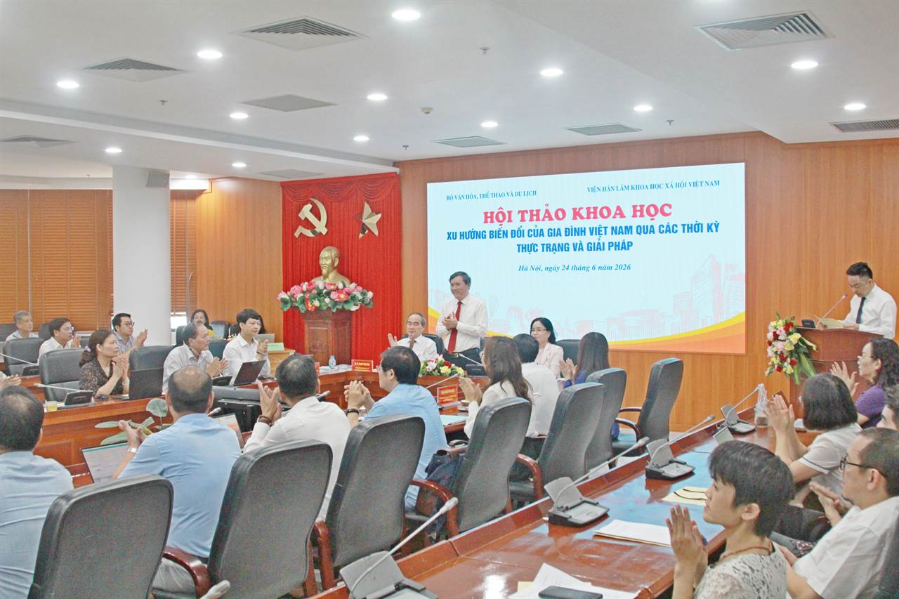 Hội thảo khoa học quốc gia: “Xu hướng biến đổi của gia đình Việt Nam qua các thời kỳ - Thực trạng và giải pháp”
