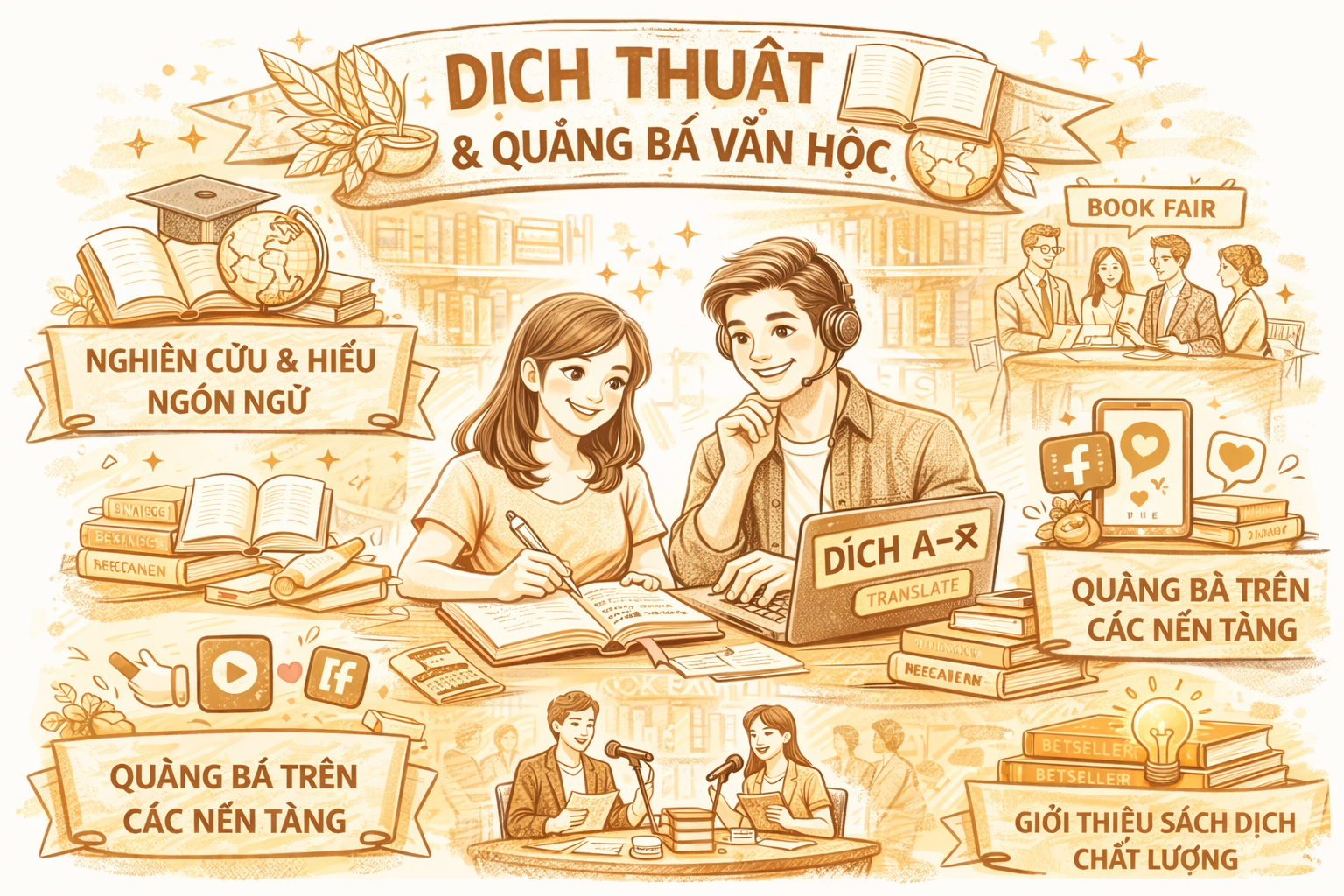 Dịch thuật và quảng bá văn học