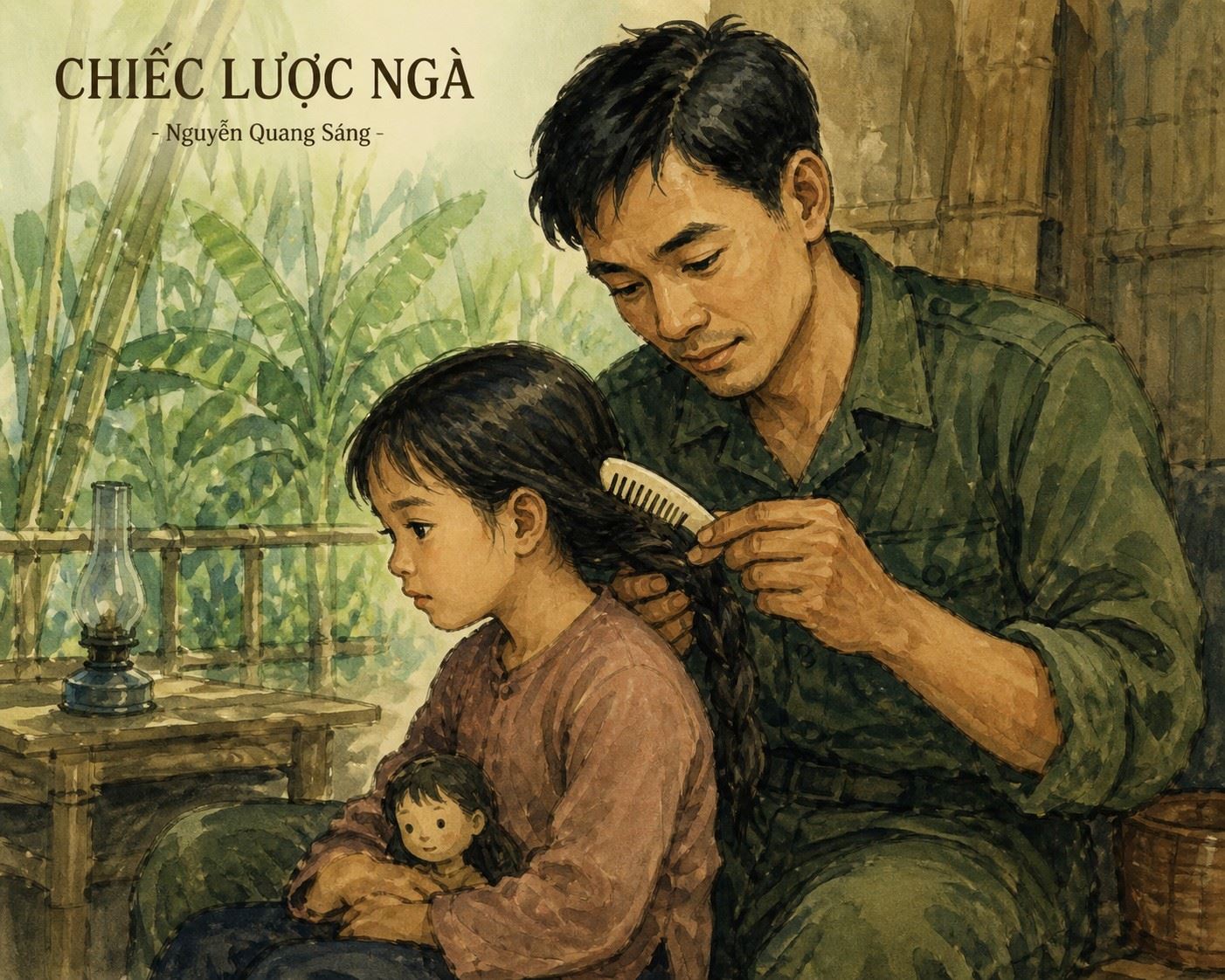 Đặc điểm của trích đoạn truyện tranh Chiếc lược ngà nhìn từ góc độ ngữ pháp hình ảnh