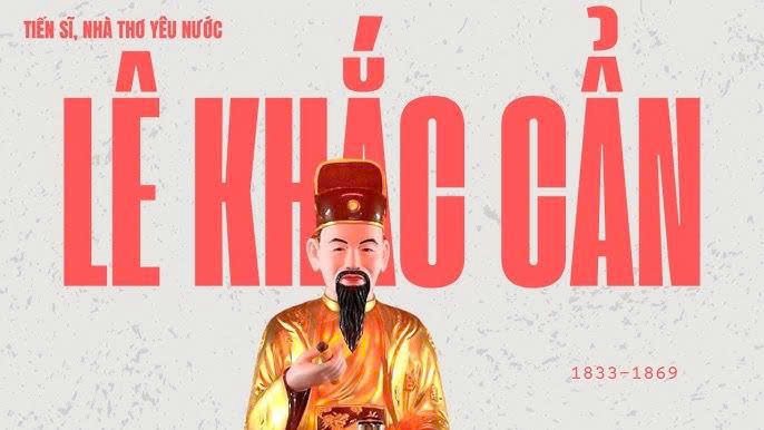 Lê Khắc Cẩn, một tâm hồn thơ, một tấm lòng yêu nước