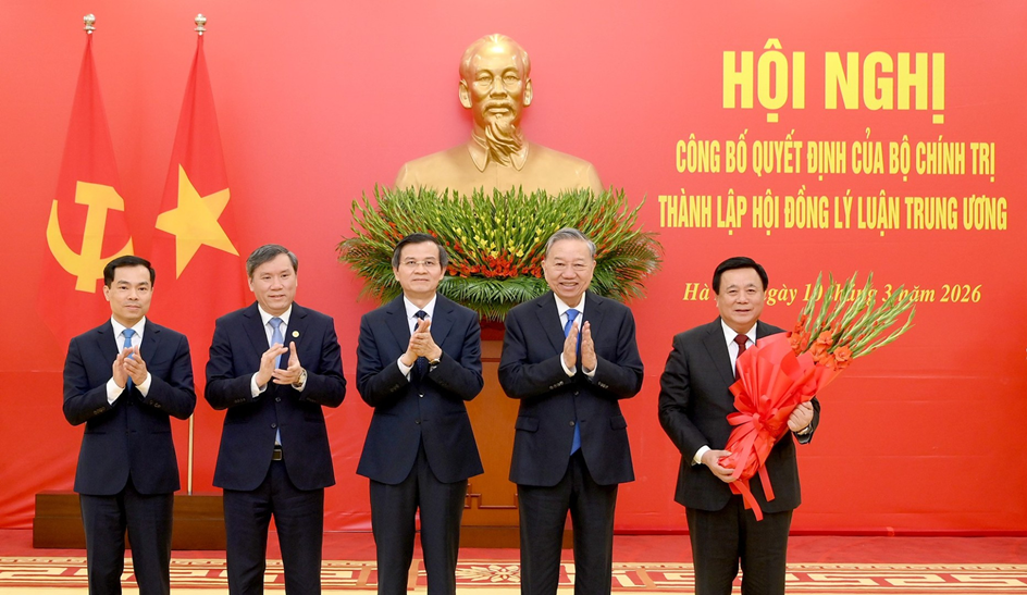 Bộ Chính trị quyết định thành lập Hội đồng Lý luận Trung ương nhiệm kỳ 2026-2031