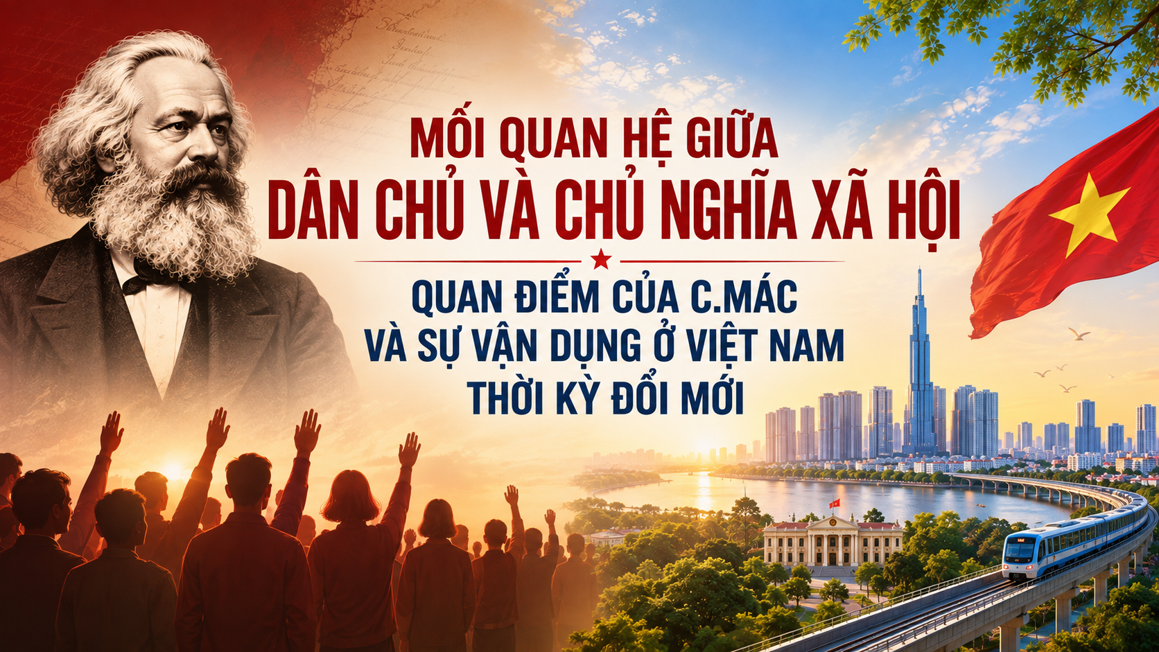 MỐI QUAN HỆ GIỮA DÂN CHỦ VÀ CHỦ NGHĨA XÃ HỘI – QUAN ĐIỂM CỦA C.MÁC VÀ SỰ VẬN DỤNG Ở VIỆT NAM THỜI KỲ ĐỔI MỚI